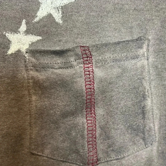 Harley Davidson Gray Graphic Cropped Back Tee. Size Medium. NWT. - Picture 5 of 8